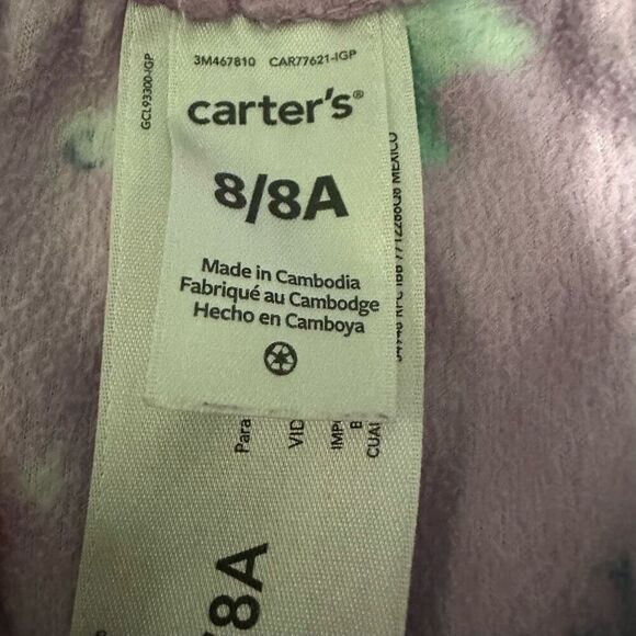 Carters/Wonder Nation Pajama Bottoms | Shorts & Fleece pants | Girls size M 7/8 - Picture 3 of 11